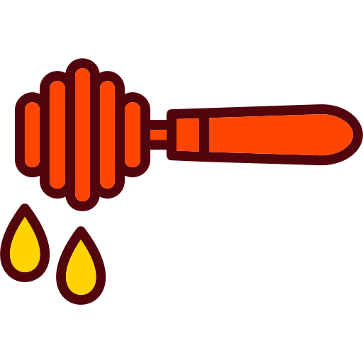 cucharón de miel Generic color lineal-color icono