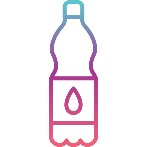 bottiglia d'acqua Generic gradient outline icona