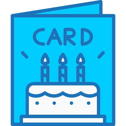 Birthday card Generic color lineal-color icon