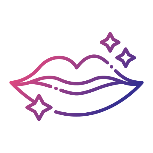 lippen Generic gradient outline icoon