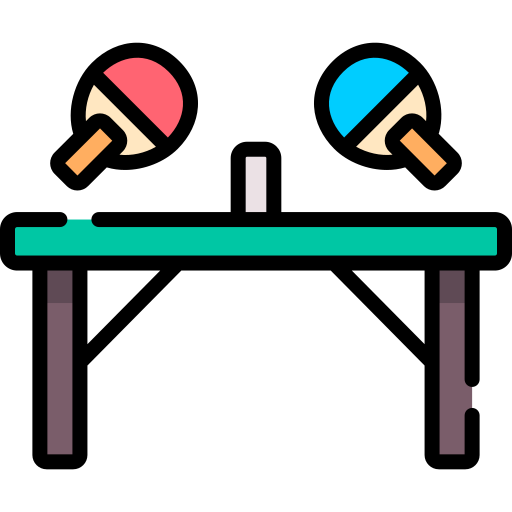 Ping pong Special Lineal color icon