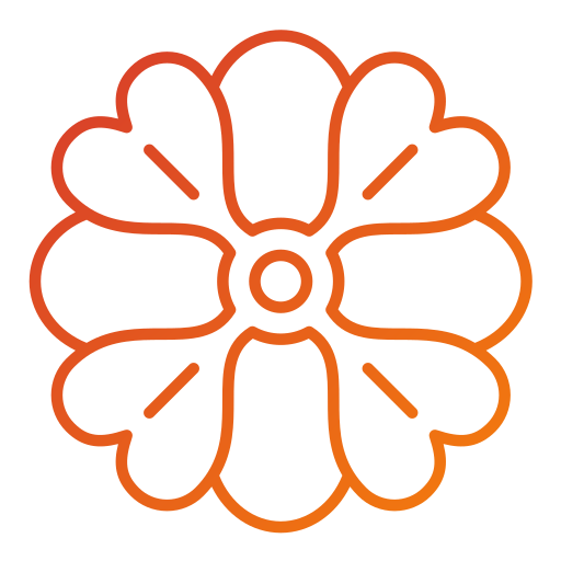 anemone Generic gradient outline icona