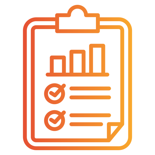 lista de controle Generic gradient outline Ícone