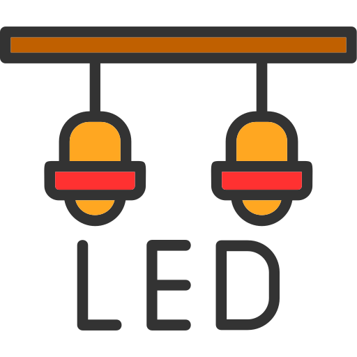 lampada a led Generic color lineal-color icona