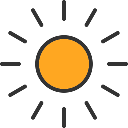 햇빛 Generic color lineal-color icon