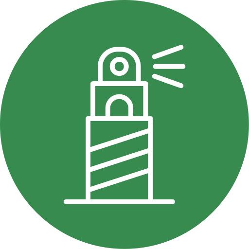 Lighthouse Generic color fill icon