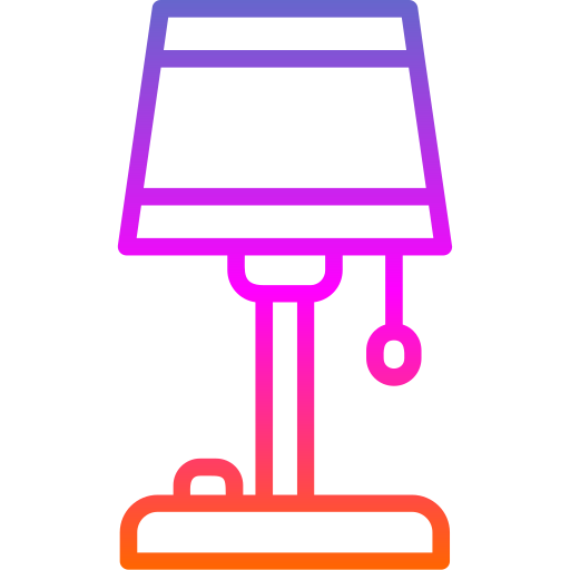 lampada da pavimento Generic gradient outline icona