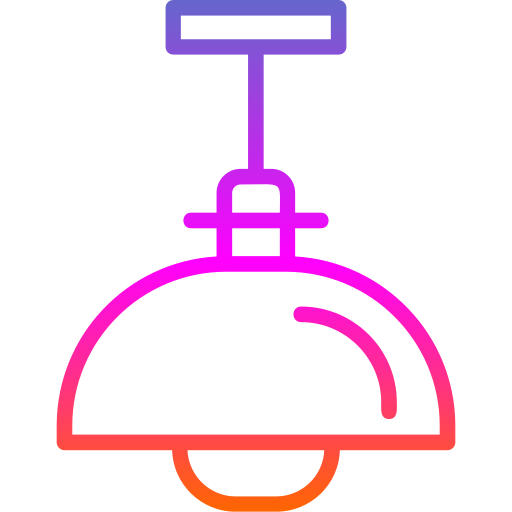 Hanging lamp Generic gradient outline icon