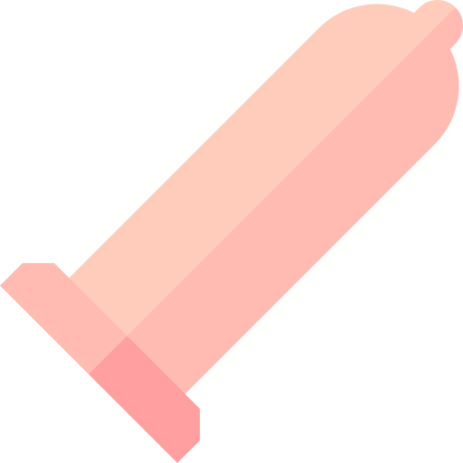 Condom Basic Straight Flat icon