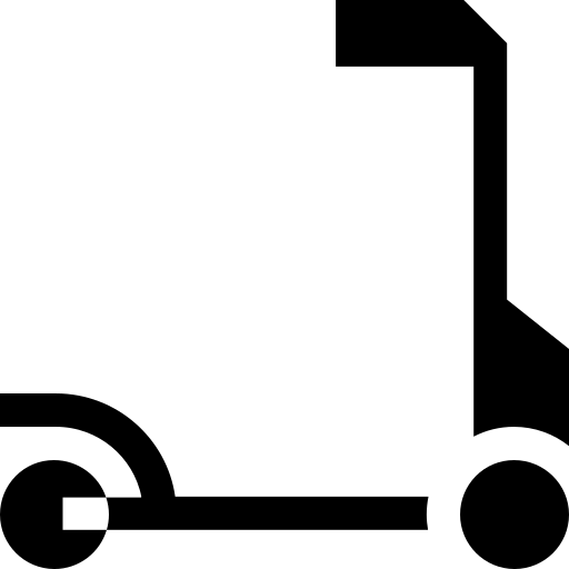 skuter elektryczny Basic Straight Filled ikona