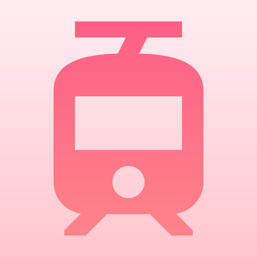 Tram Generic gradient fill icon