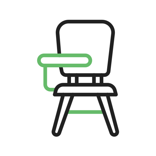 Desk chair Generic color outline icon