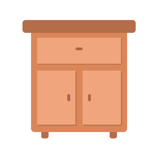 Cabinet drawer Generic color fill icon