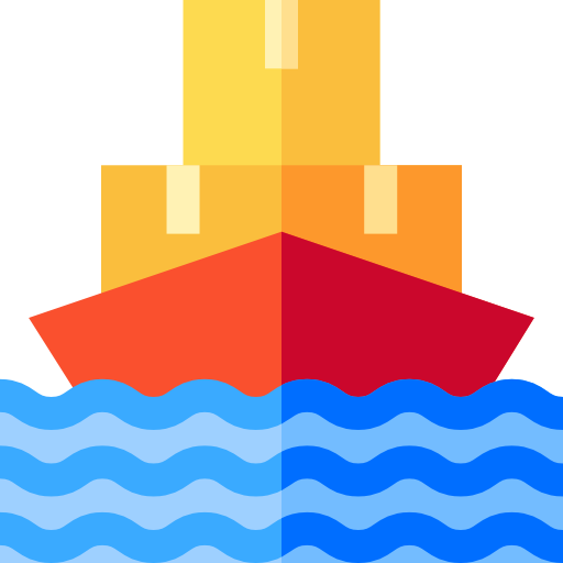 Ship Basic Straight Flat icon