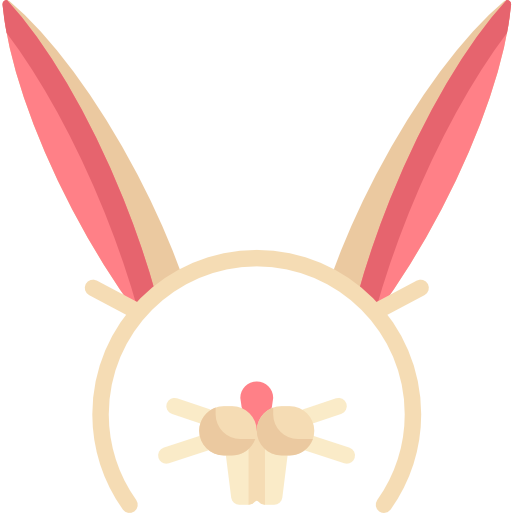 máscara de conejo Special Flat icono