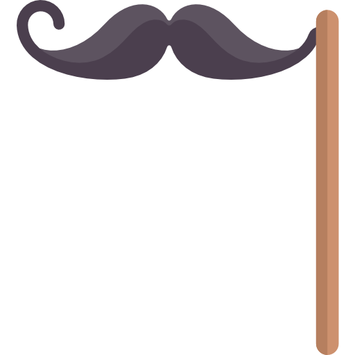 Mustache Special Flat icon