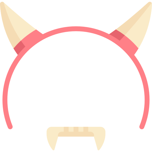 Devil mask Special Flat icon