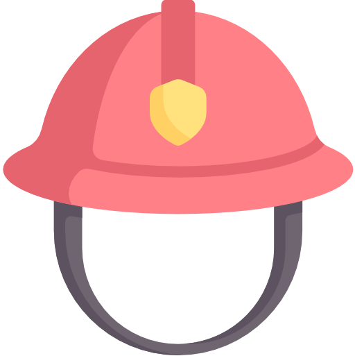 Firefighter helmet Special Flat icon