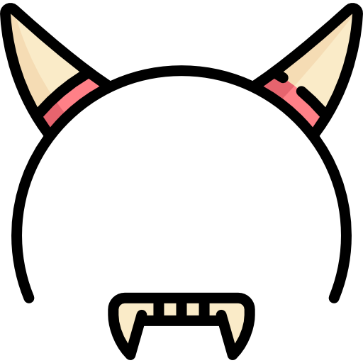maschera da diavolo Special Lineal color icona