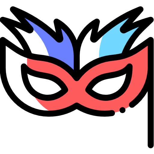 maschera per gli occhi Detailed Rounded Color Omission icona