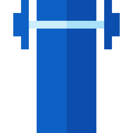 피트니스 벤치 Basic Straight Flat icon