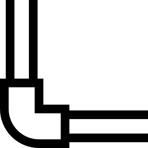 tubería Basic Straight Lineal icono