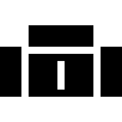 sofá Basic Straight Filled icono