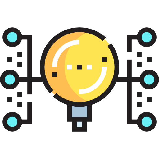 생각 Detailed Straight Lineal color icon