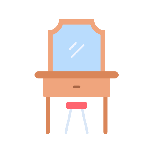 Dressing table Generic color fill icon