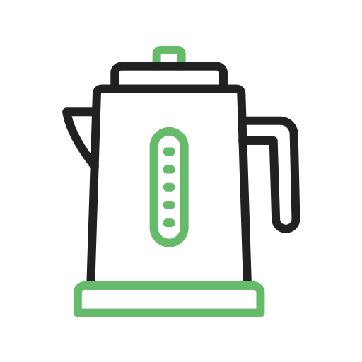 電気湯沸かし器 Generic color outline icon