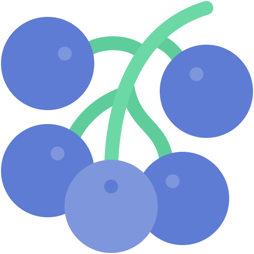 Blueberry Generic color fill icon