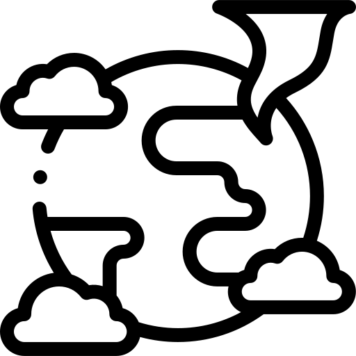 tornado Detailed Rounded Lineal icoon