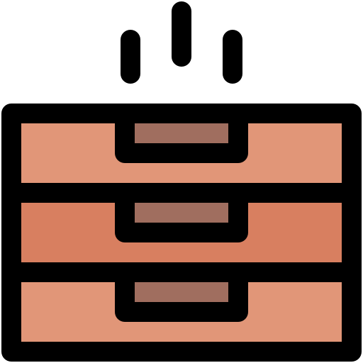 ピザボックス Generic color lineal-color icon