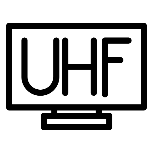 Uhf Generic black outline icon