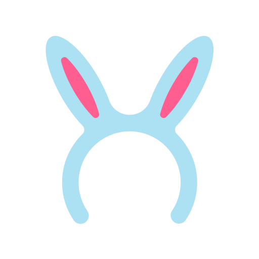 orecchie da coniglio Generic color fill icona