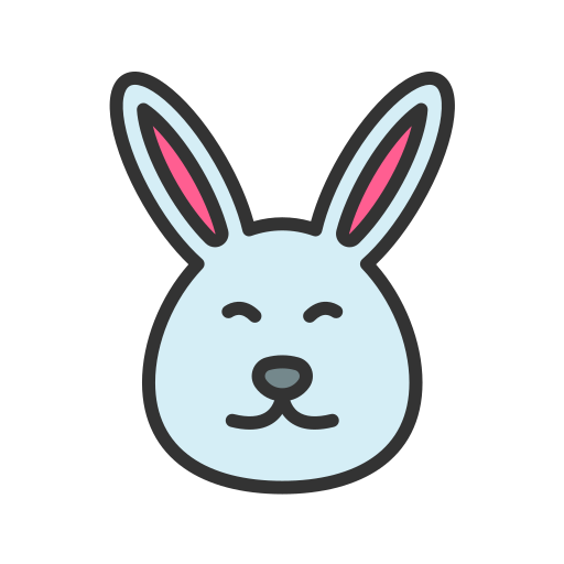 Bunny Generic color lineal-color icon
