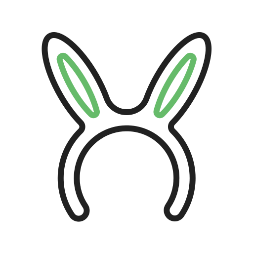 konijnenoren Generic color outline icoon
