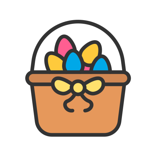 Eggs basket Generic color lineal-color icon