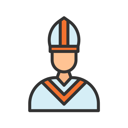 Pope Generic color lineal-color icon