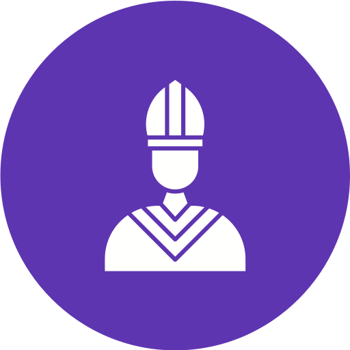 로마 교황 Generic color fill icon