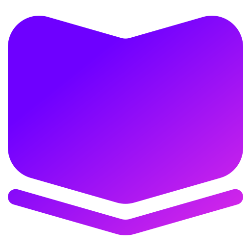 책 공개 시험 Generic gradient fill icon