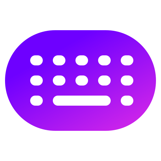 キーボード Generic gradient fill icon
