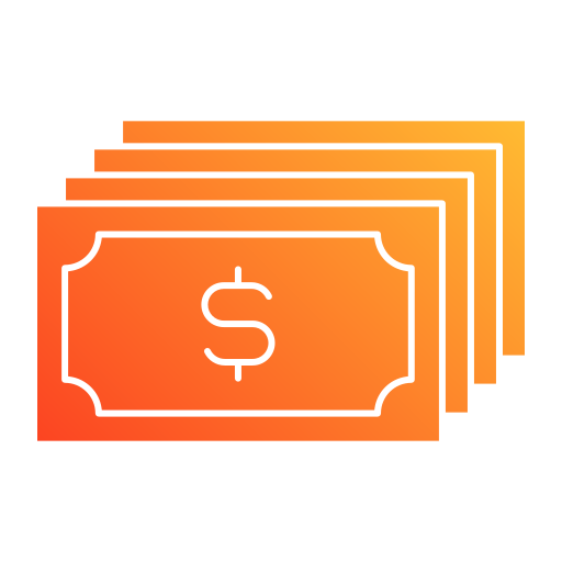geld Generic gradient fill icoon