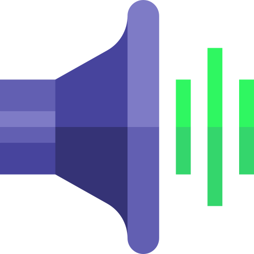 audio Basic Straight Flat icoon