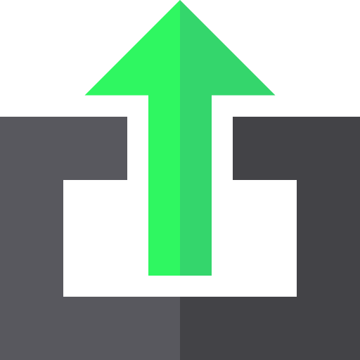 Export Basic Straight Flat icon