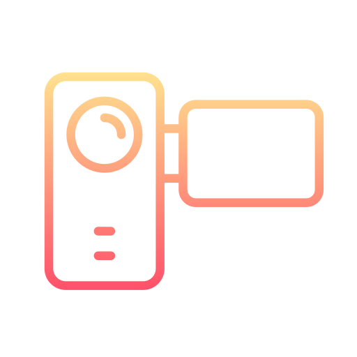 Handycam Generic gradient outline icon