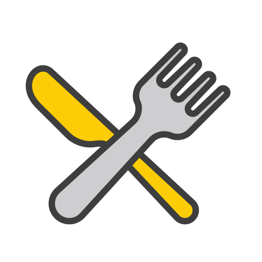 Fork and knife Generic color lineal-color icon