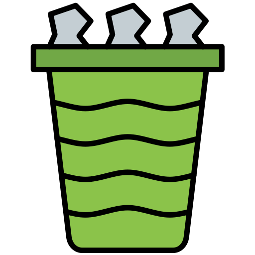 bote de basura Generic color lineal-color icono