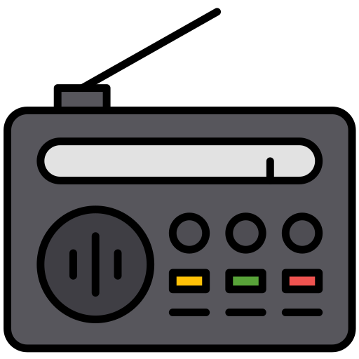 radio Generic color lineal-color ikona