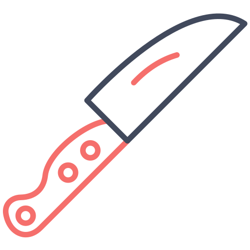coltello Generic color outline icona
